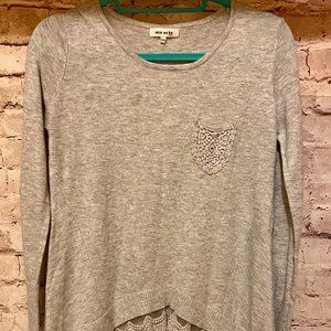 GRAY MIRACLE USA LONG SLEEVED BLOUSE FOR LADIES S